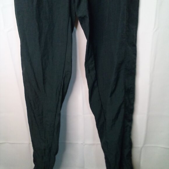 Reebok Track Pants Men M Vintage 100% Nylon Zipper Ankle Green - Picture 6 of 16